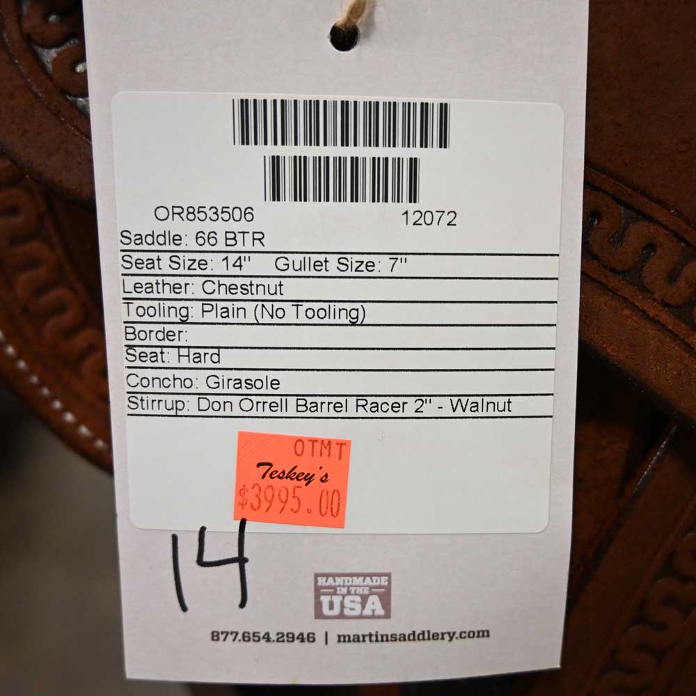 14" MARTIN BTR BARREL SADDLE Teskeys