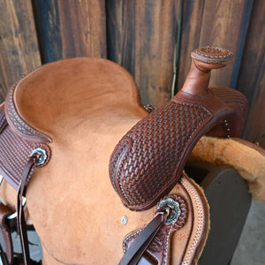 16" TESKEY'S RANCH CUTTER SADDLE Saddles TESKEY'S SADDLERY LLC   