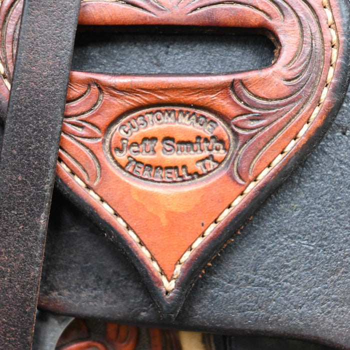 15" USED JEFF SMITH RANCH CUTTER SADDLE