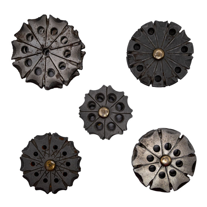 Hand Cut Spur Rowels Denton Collection Tack - Conchos & Hardware Teskey's