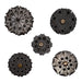 Hand Cut Spur Rowels Denton Collection Tack - Conchos & Hardware Teskey's