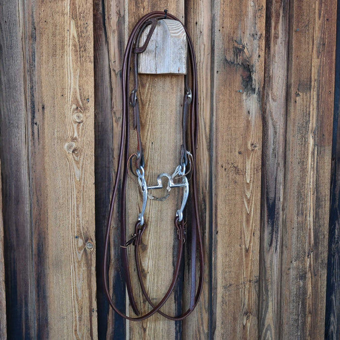 Bill Freeman Flat Port Bridle Rig w/Single Ear Headstall