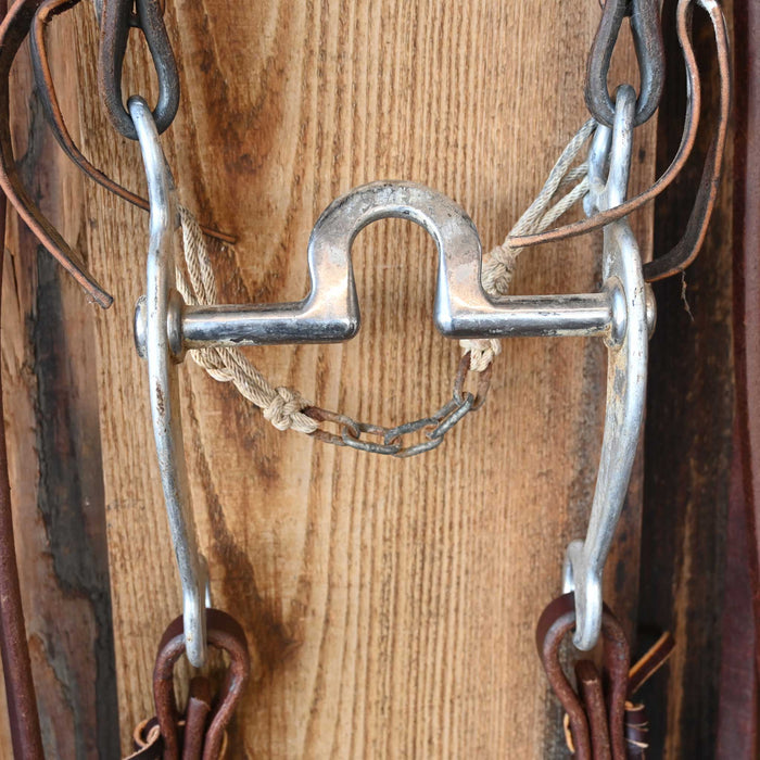 Bill Freeman Flat Port Bridle Rig w/Single Ear Headstall