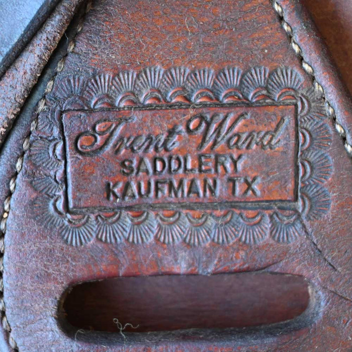 16.5" USED TRENT WARD RANCH CUTTER SADDLE Saddles - Used Trent Ward