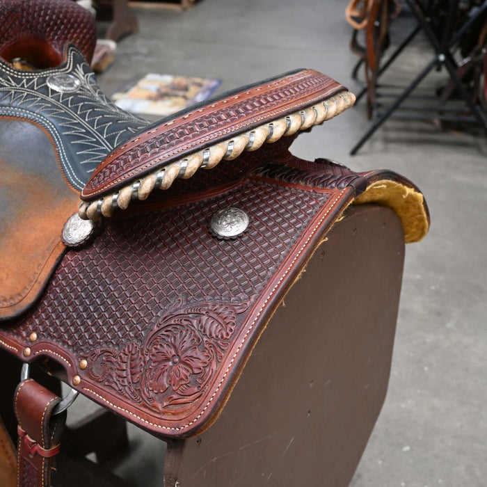14" USED BILLY COOK BARREL SADDLE