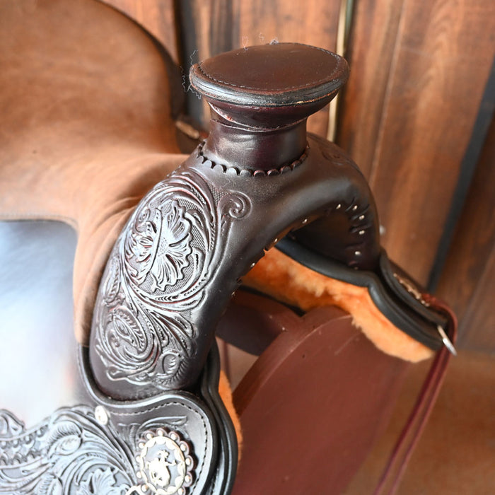 16" CIRCLE Y WALNUT GROVE FLEX2 TRAIL SADDLE Saddles - New Circle Y Saddlery