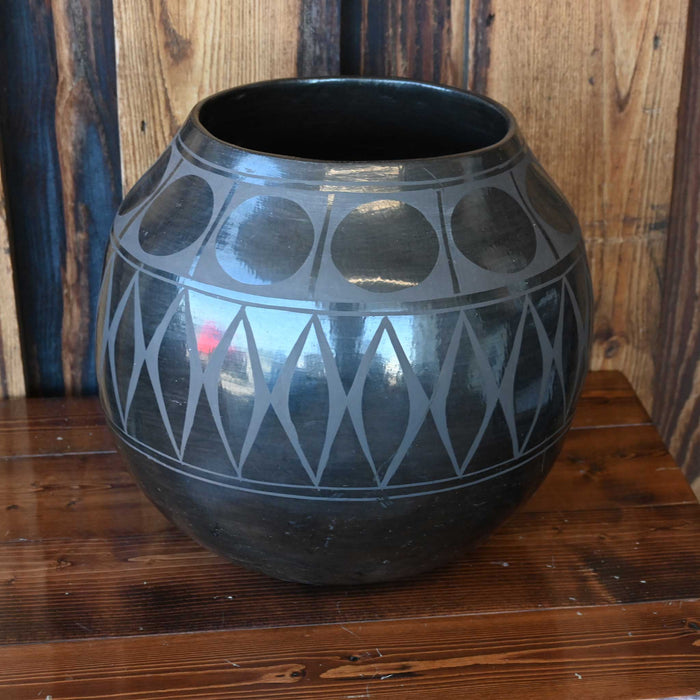 Contemporary Blackware Pottery Jar Collectibles misc