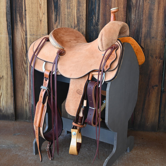 15" TESKEY'S PRO CUTTER RANCH CUTTER SADDLE