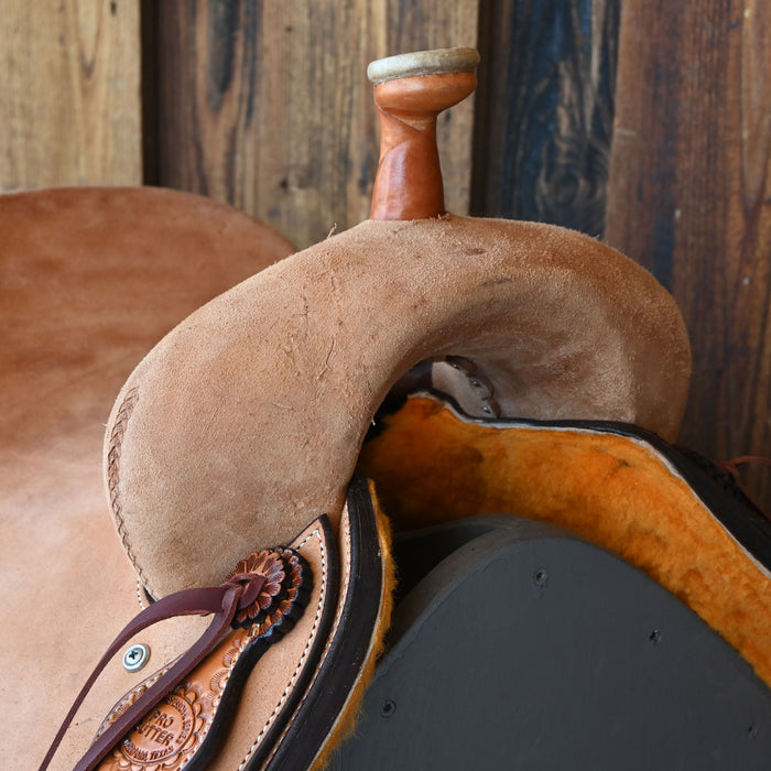 15" TESKEY'S PRO CUTTER RANCH CUTTER SADDLE