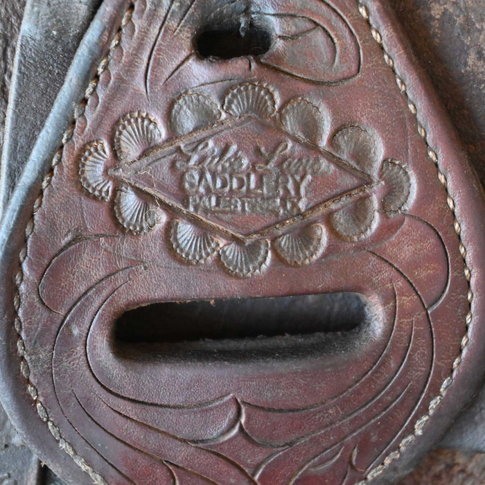 15.5" USED LUKE LANE RANCH CUTTER SADDLE