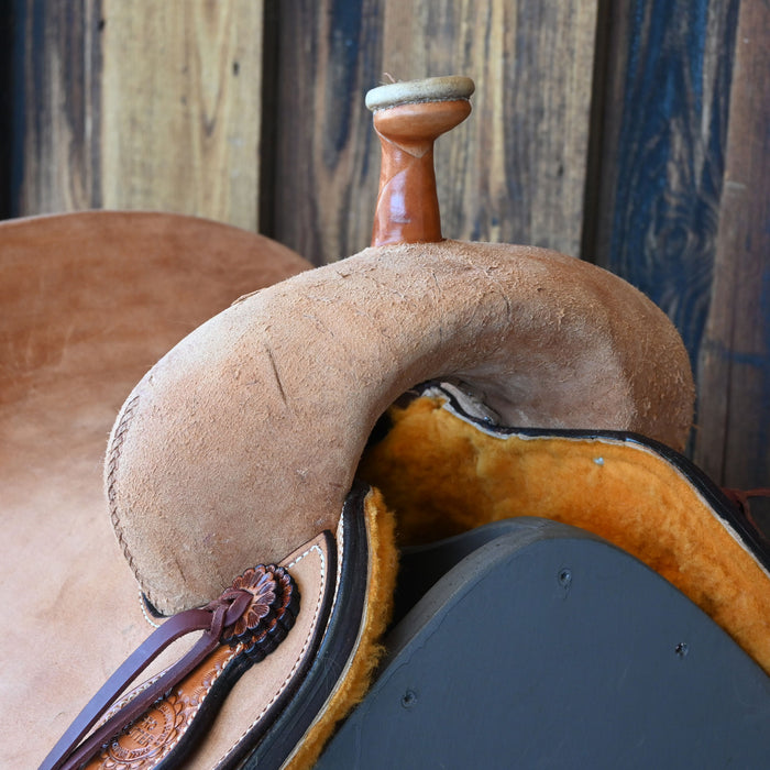 15" TESKEY'S PRO CUTTER RANCH CUTTER SADDLE