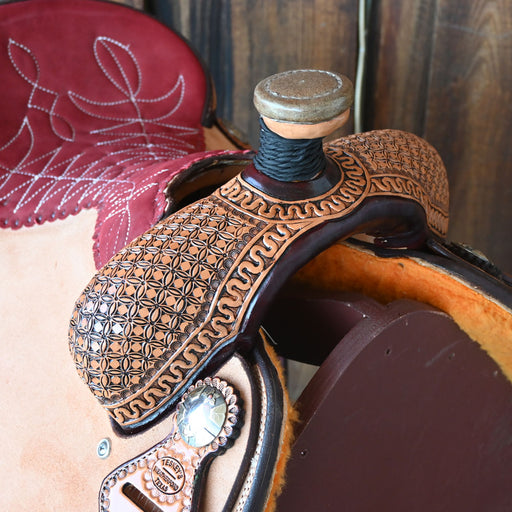 14.5" TESKEY'S CALF ROPING SADDLE Saddles - New Teskey's Saddlery