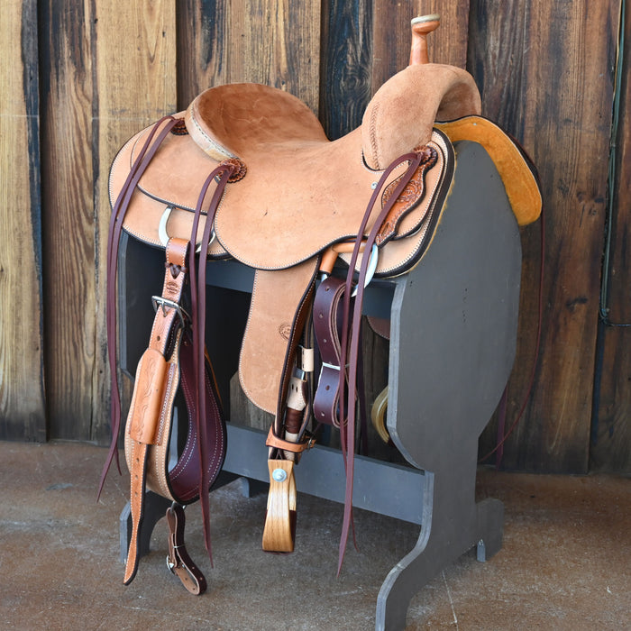 15" TESKEY'S PRO CUTTER RANCH CUTTER SADDLE