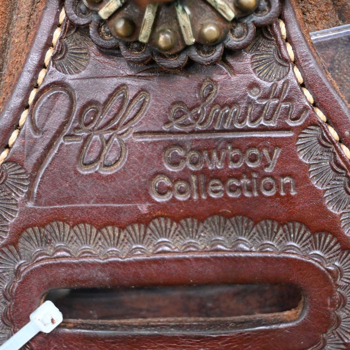 16" USED JEFF SMITH BUSTER WELCH RANCH CUTTER SADDLE