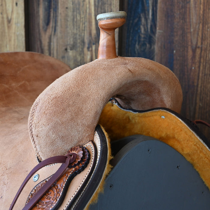 15" TESKEY'S PRO CUTTER RANCH CUTTER SADDLE