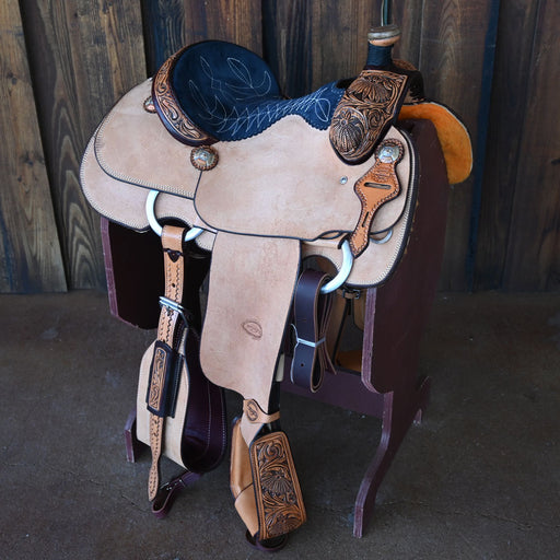 14" TESKEY'S CALF ROPING SADDLE Saddles - New Teskey's Saddlery