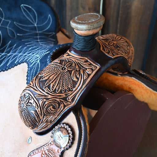 14" TESKEY'S CALF ROPING SADDLE Saddles - New Teskey's Saddlery