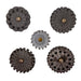 Hand Cut Spur Rowels Kalispell Collection Tack - Conchos & Hardware Teskey's