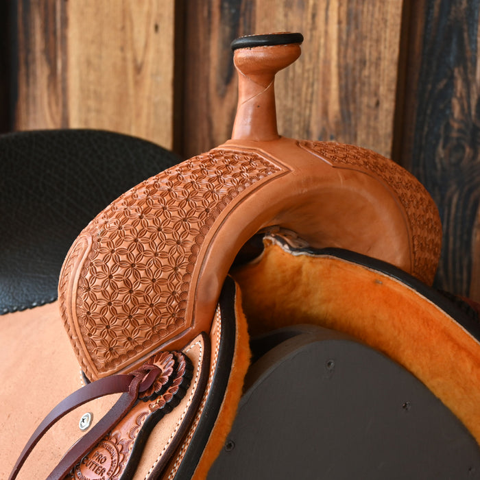 15" TESKEY'S PRO CUTTER RANCH CUTTER SADDLE