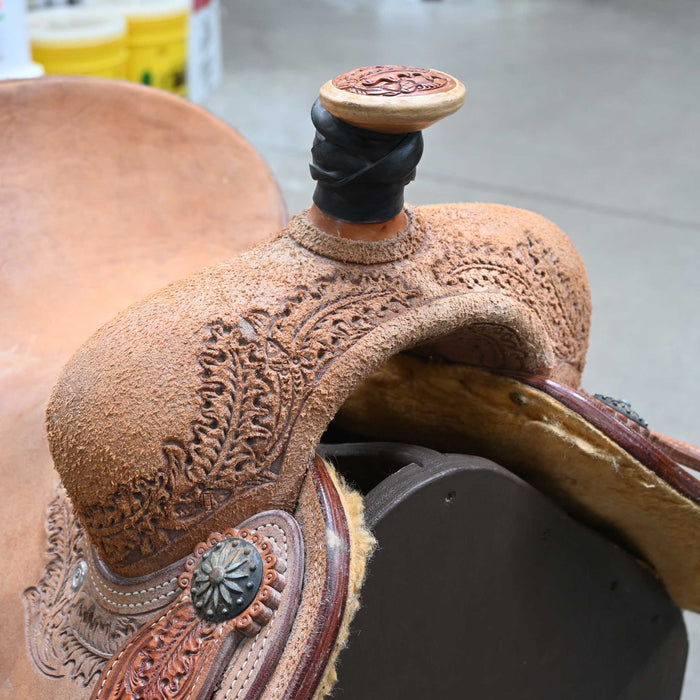 14.5" USED TOMAHAWK TEAM ROPING SADDLE