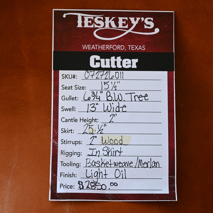 15.5" TESKEY'S PRO CUTTING SADDLE