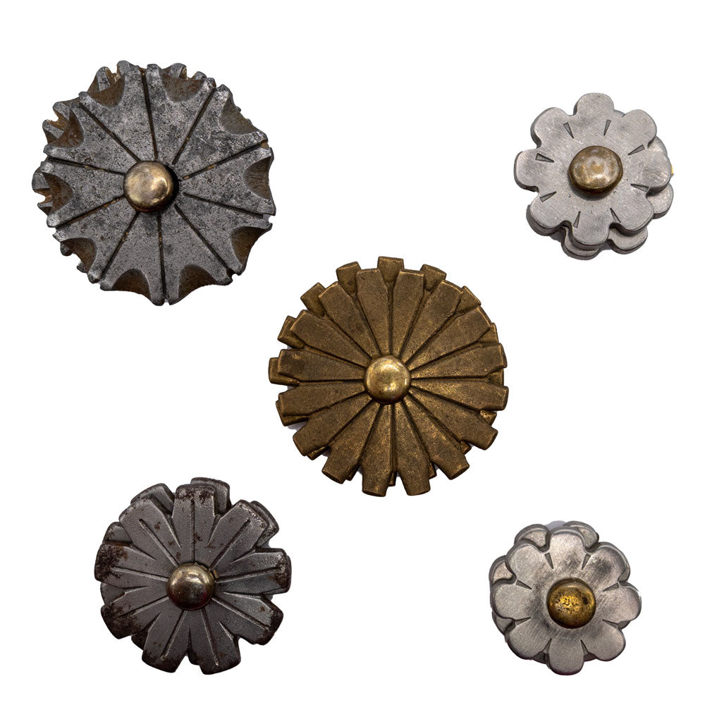 Hand Cut Spur Rowels Great Falls Collection Tack - Conchos & Hardware Teskey's