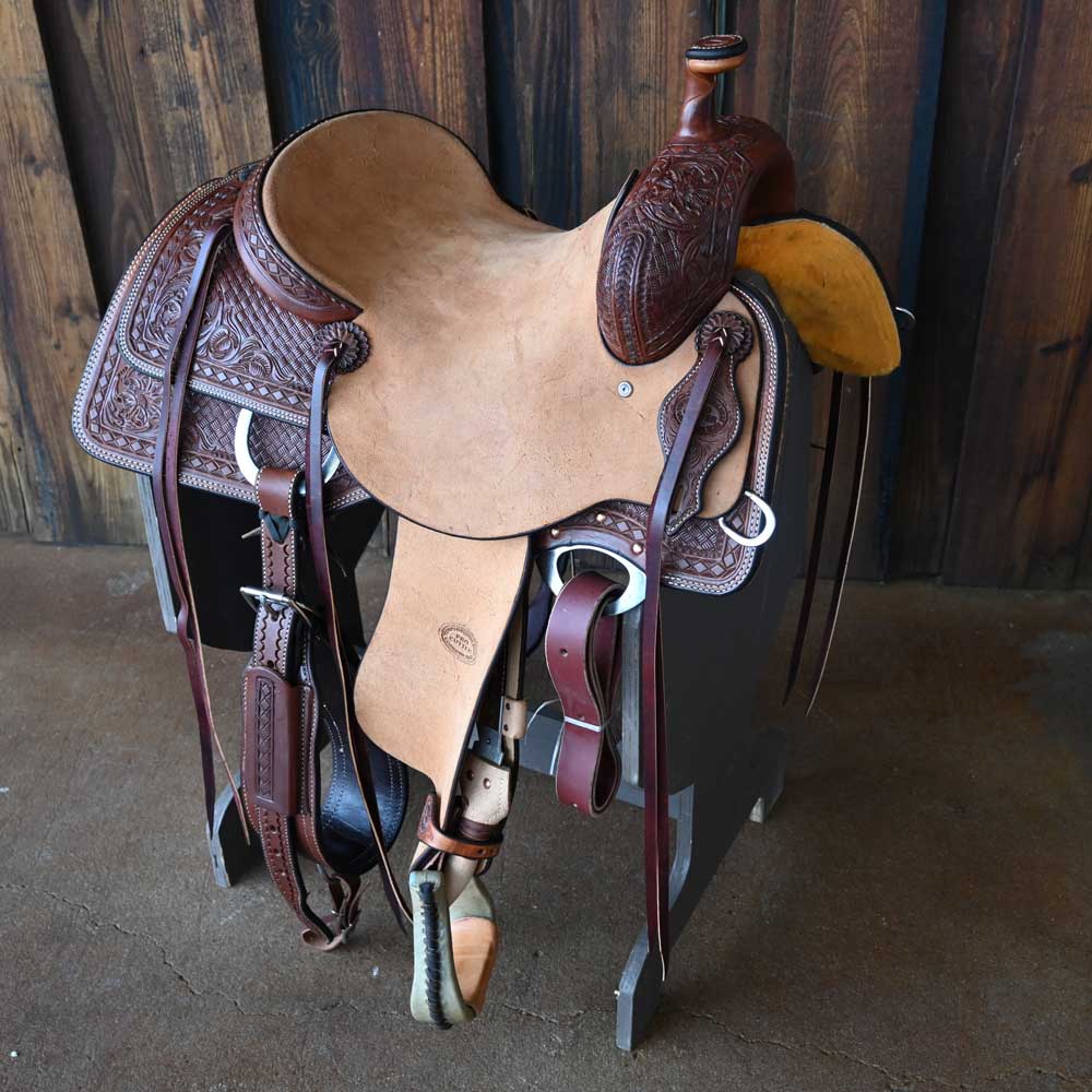 15" TESKEY'S PRO CUTTER RANCH CUTTER SADDLE