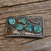 Vintage & Old SS and Turquoise Belt Buckle Collectibles Misc