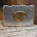 Diablo 50's-60's SS w/ Brass Hereford Head Belt Buckle Collectibles Misc