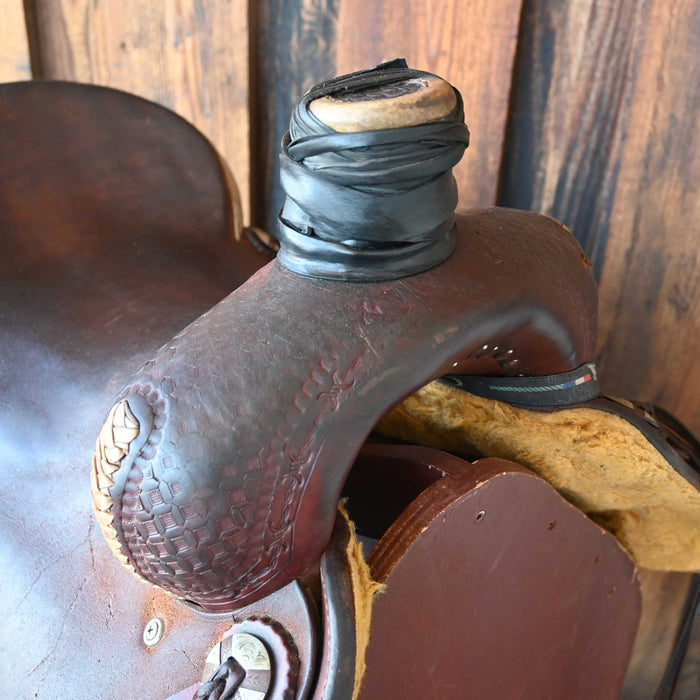 15.5" USED FORT WORTH RANCH SADDLE