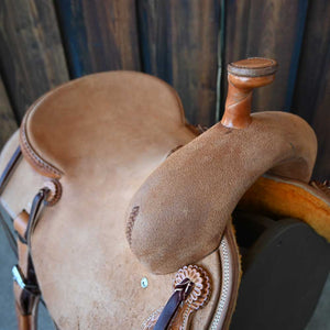 15.5" TESKEY'S PRO CUTTER RANCH CUTTER SADDLE Saddles TESKEY'S SADDLERY LLC   