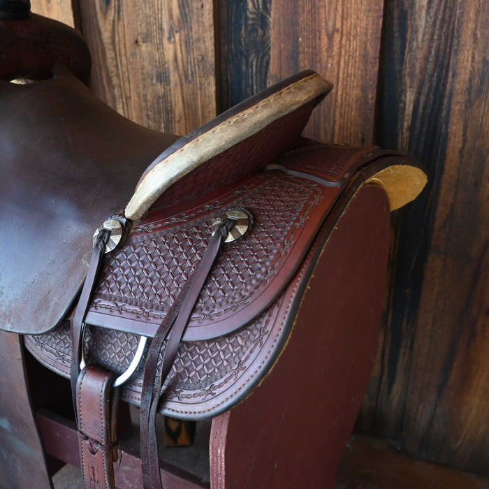 15.5" USED FORT WORTH RANCH SADDLE