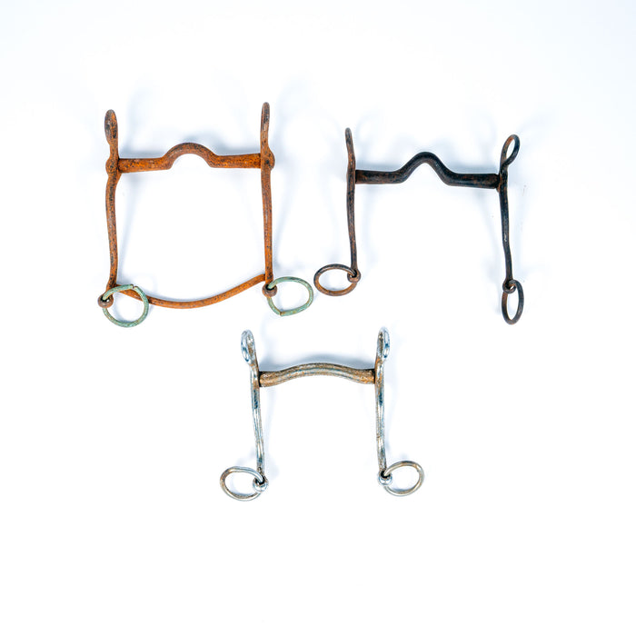 Used Assorted Curb Bit Bundle Set Of 3 Sale Barn misc
