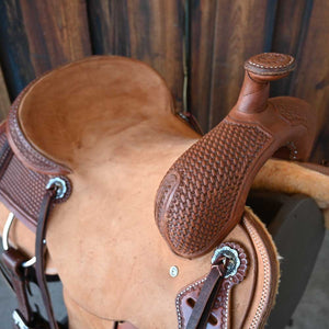 16" TESKEY'S RANCH CUTTER SADDLE Saddles TESKEY'S SADDLERY LLC   