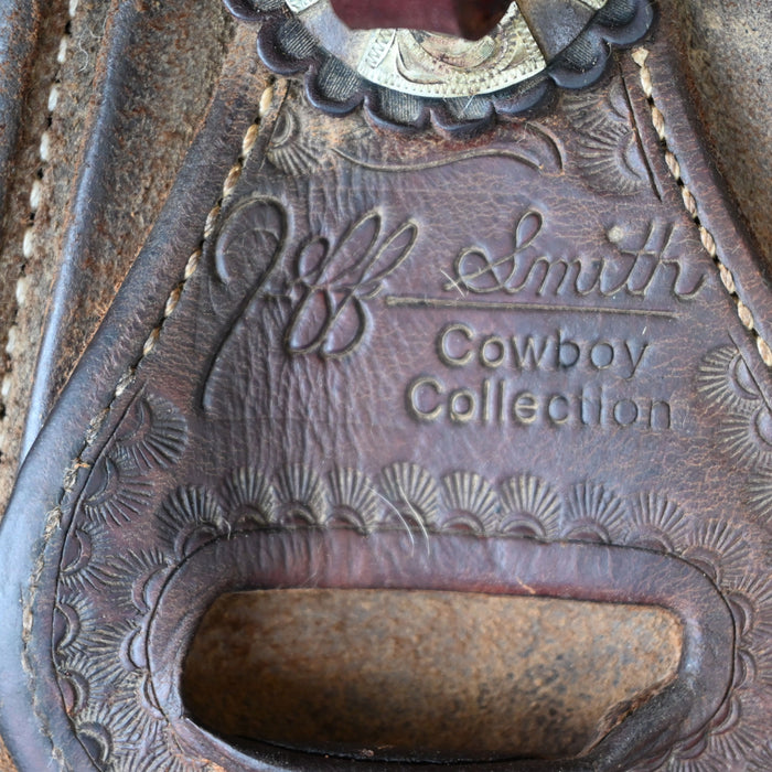 16" USED JEFF SMITH CUTTING SADDLE