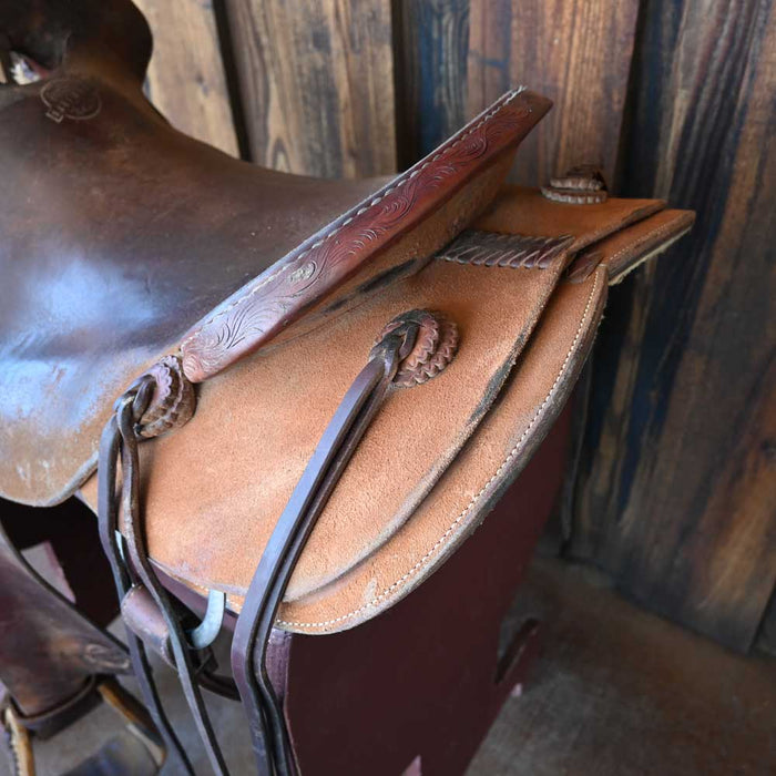 17" USED AUSTIN VALIMONT RANCH SADDLE Saddles - Used Austin Valimont