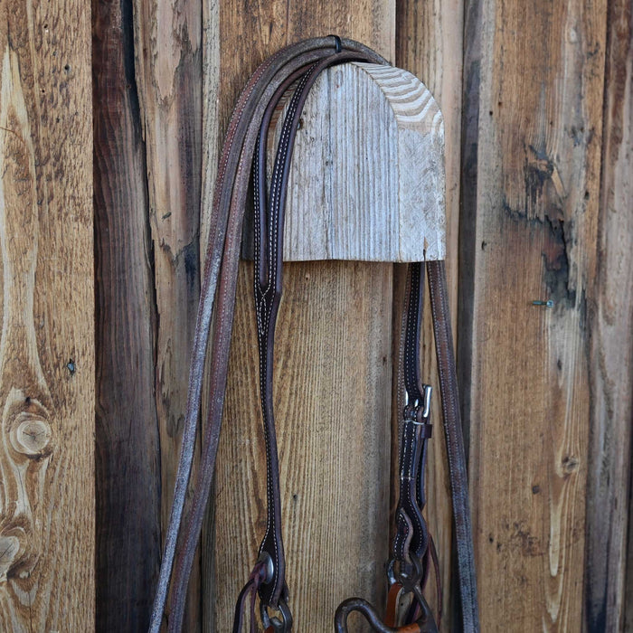 Dennis Moreland Solid Port Bridle Rig w/Split Ear Headstall
