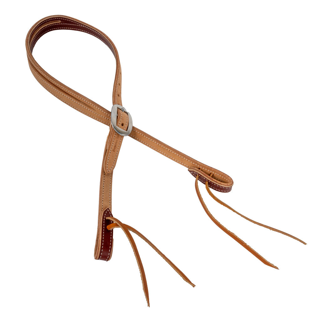 Cowperson Tack 3/4" Roughout Slit Ear Headstall