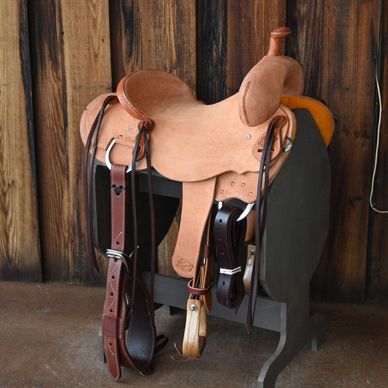 16" AUSTIN VALIMONT RANCH CUTTER SADDLE Saddles - New Austin Valimont