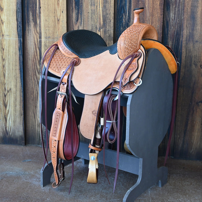 15" TESKEY'S PRO CUTTER RANCH CUTTER SADDLE