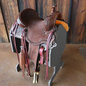 13.5" TESKEY'S PRO CUTTER RANCH CUTTER SADDLE