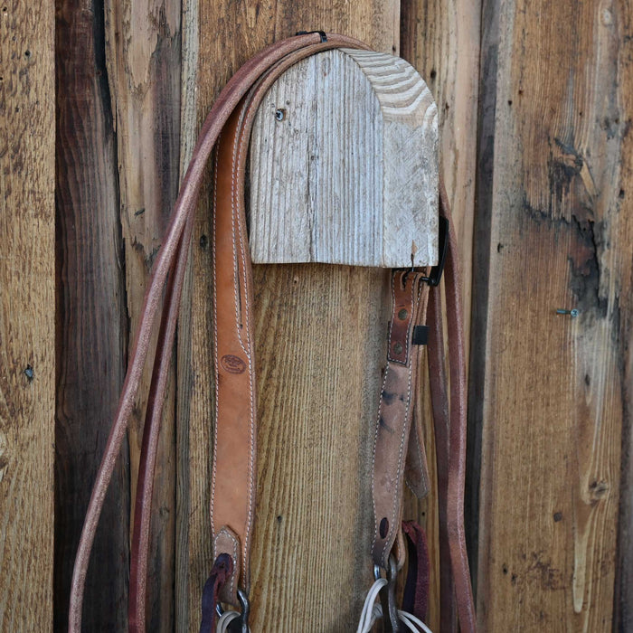 Kerry Kelley 7 Slow Twist Dogbone Bridle Rig w/Split Ear Headstall