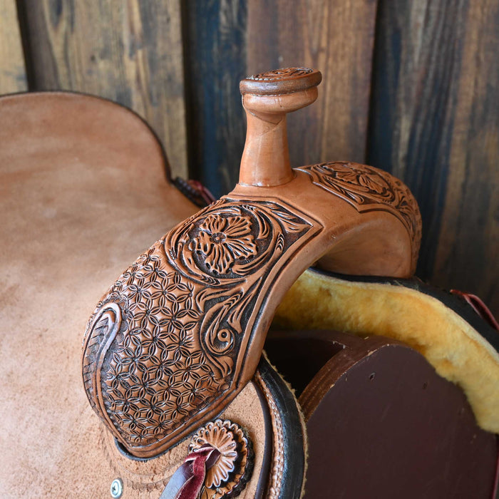 16" TESKEY'S PRO CUTTER RANCH CUTTER SADDLE