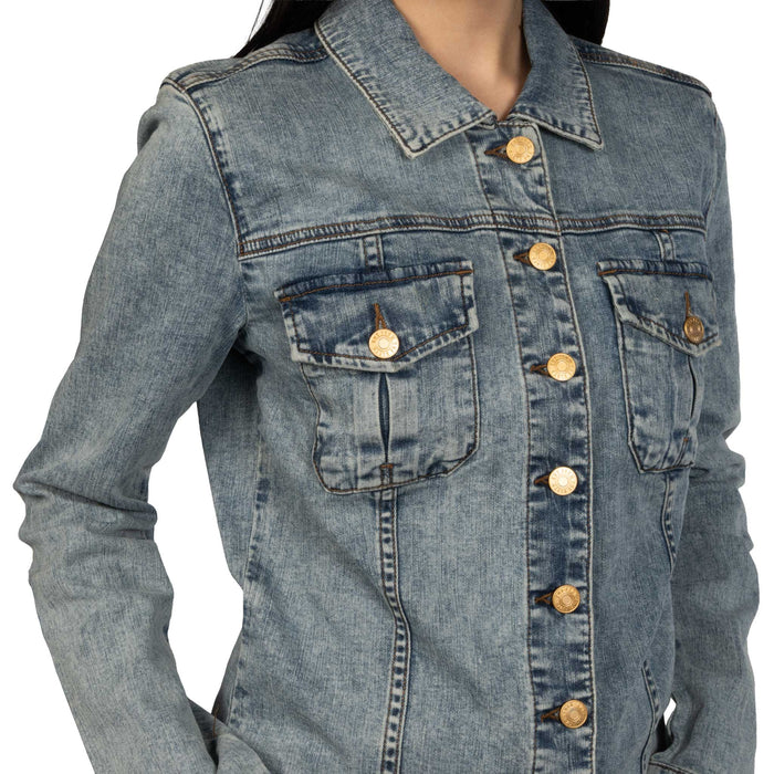 Kut Kara Denim Jacket WOMEN - Clothing - Outerwear - Jackets Kut from the Kloth