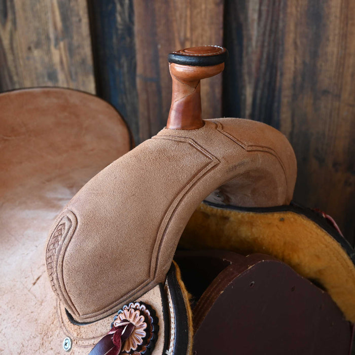 14" TESKEY'S PRO CUTTER RANCH CUTTER SADDLE