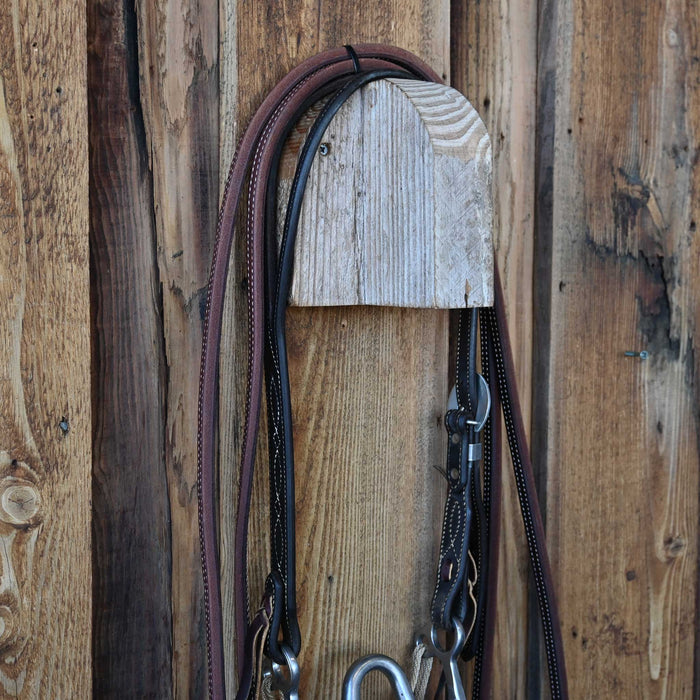 Cowpuncher Solid Port Bridle Rig w/Split Ear Headstall