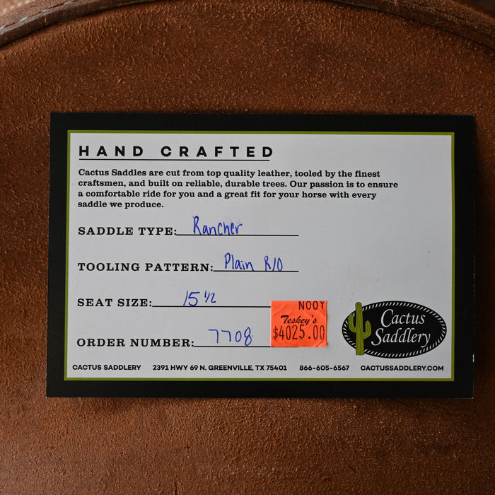 15.5" CACTUS RANCH SADDLE