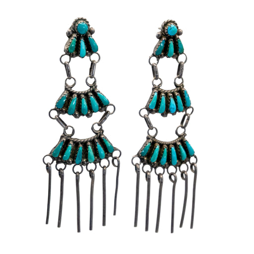 Vintage 1940 Zuni Chandelier Earrings WOMEN - Accessories - Jewelry - Earrings Linda Winter