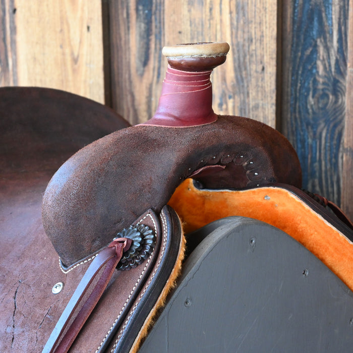 14" TESKEY'S TEAM ROPING SADDLE