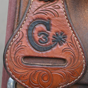 15" USED JEFF SMITH C3 BARREL SADDLE Saddles - Used Jeff Smith